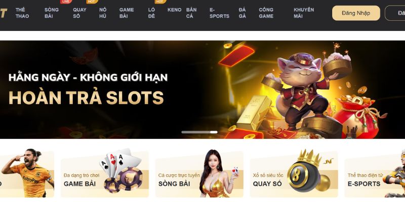 Hệ thống giao diện Cobet đơn giản cho người dùng